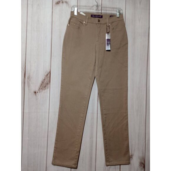 Gloria Vanderbilt Jeans Ladies 4‎ Tan Amanda - Picture 1 of 7